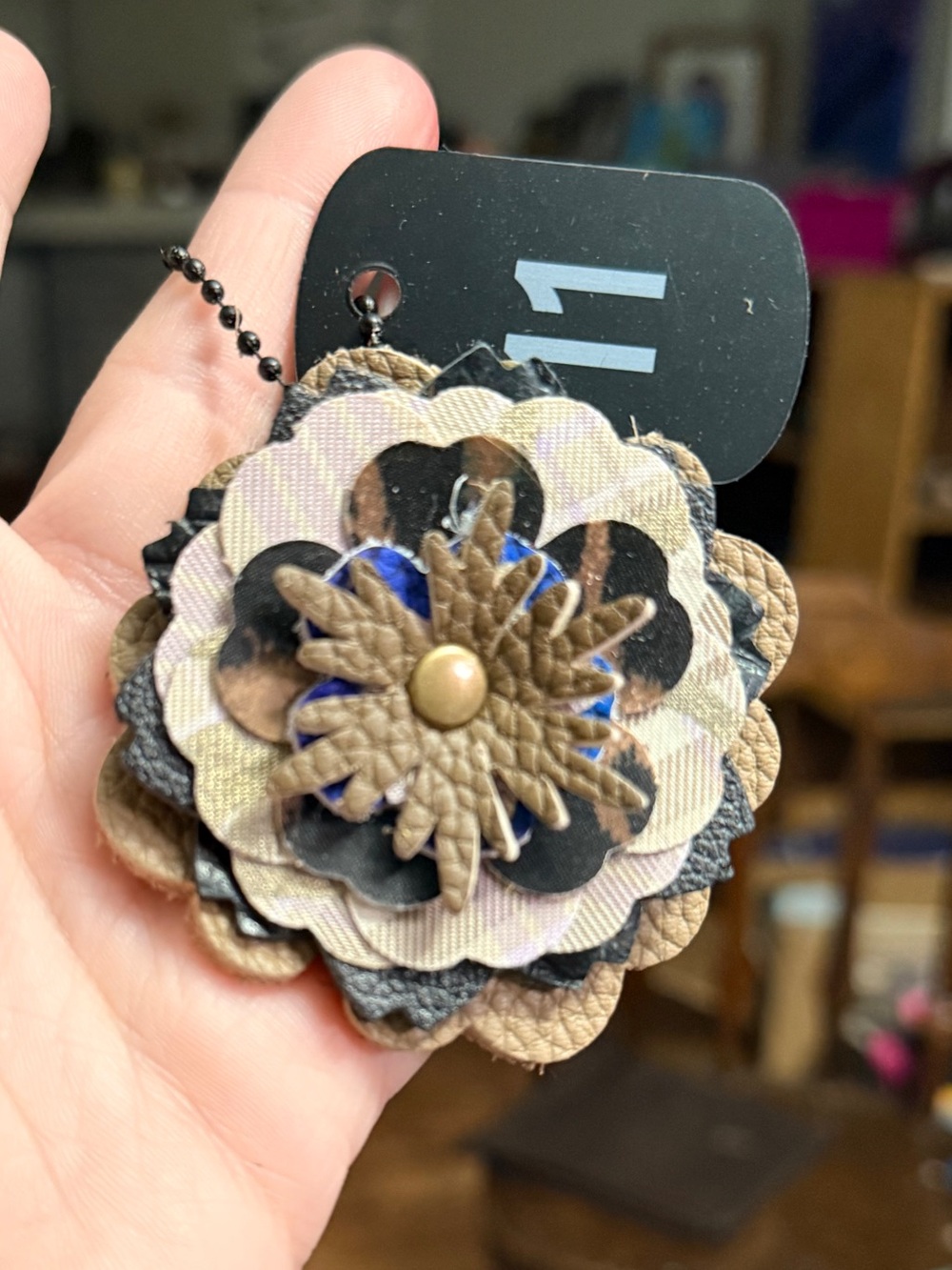Handmade Floral Bag Charm